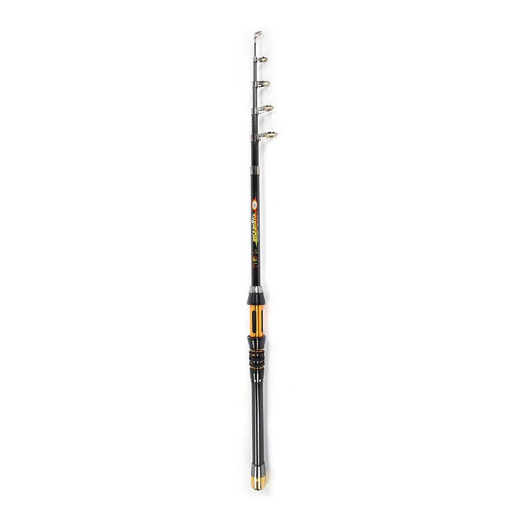 

Mini Portable Sea Fishing Carbon Rod Fishing Rod Telescopic Ceramic Wire Ring 1.8m