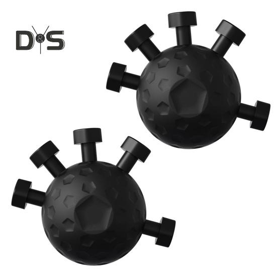 2Pcs Finger Grip Strengthener Five Finger Grip Training Ball Grip Strength Trainer Exerciser Hand Rehabilitation Workout Equipment