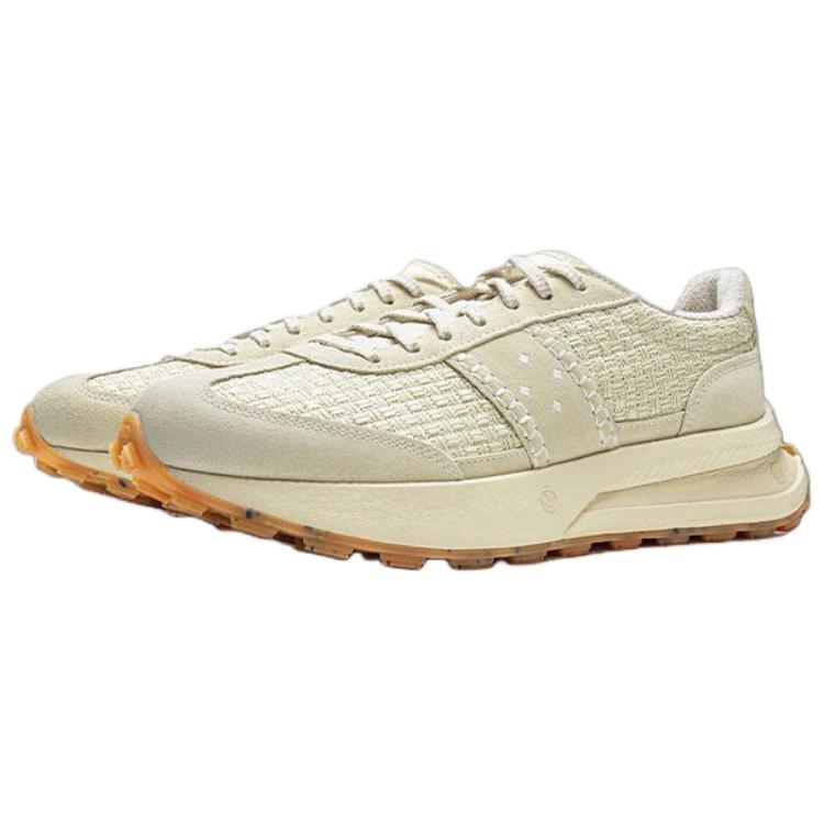 Li Ning Lightweight Fashion Trend Durable Low-Top Casual Shoes Unisex sneaker Sand-Khaki AZGV137-1