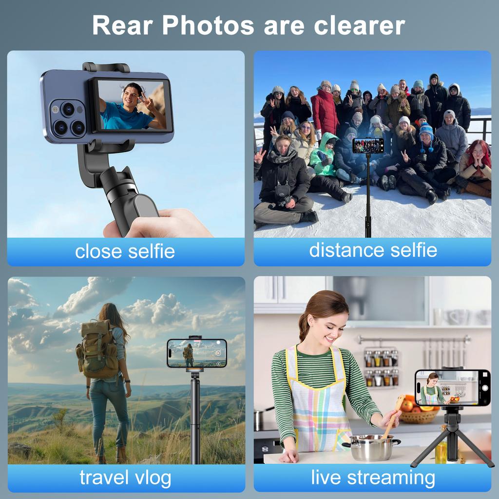 Mobile Selfie Wireless Screen Mirroring Device Rear Camera Live Streaming Selfies  Attraction Screen Sharing Device