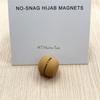 Matte Metall Hijab Schal Magnet Kein Haken Muslimische Frauen Magnetische Hijab Pins Islamische Pinless Sicherheit Kopftuch Broschen Zubehör