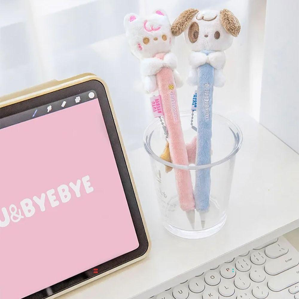 

Plush Cat Puppy Stylus Pen Cover Cartoon Pen Cover High Quality Tablet Pen Cover Tutu Puppy