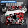 Tokyo anime Artwork 3pcs K-pop music group Bedding set,Ideal for Bedroom, Dormitory,Including Duvet Cover And 2pcs Pillowcases,Fan gifts