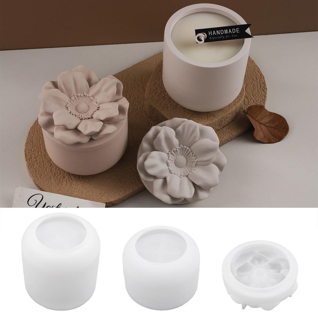 Large Flower Sturdy Silicone Resin Mould for Epoxy Castes Jewelry Dishes Jar Making Creative Craft Supplies Projects