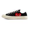 Sneakers Unisex Comme des Garçons PLAY x Converse Chuck 70 Low Nere 2023 Rosse Egret A08796C