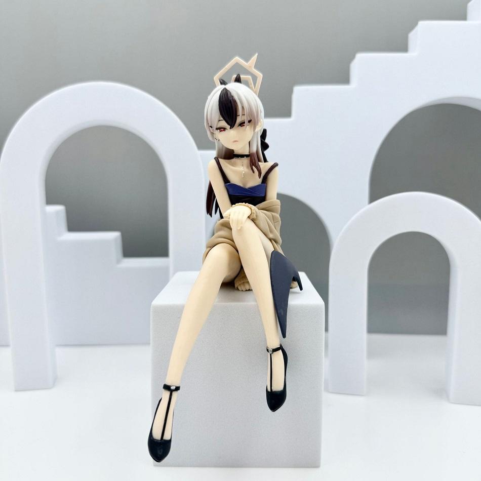 

Anime Blue Archive Kayoko Figure Hooded Sweatshirt Onikata Beautiful Girl Standing Posture Figurine Toys Gifts PVC Kid Friendly Entertaining Fun Play