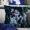 KPOP PLAVE Mode Kissenbezug Auto Wurfkissenbezug für Sofa Auto Weihnachtsgeschenk xcm xcm