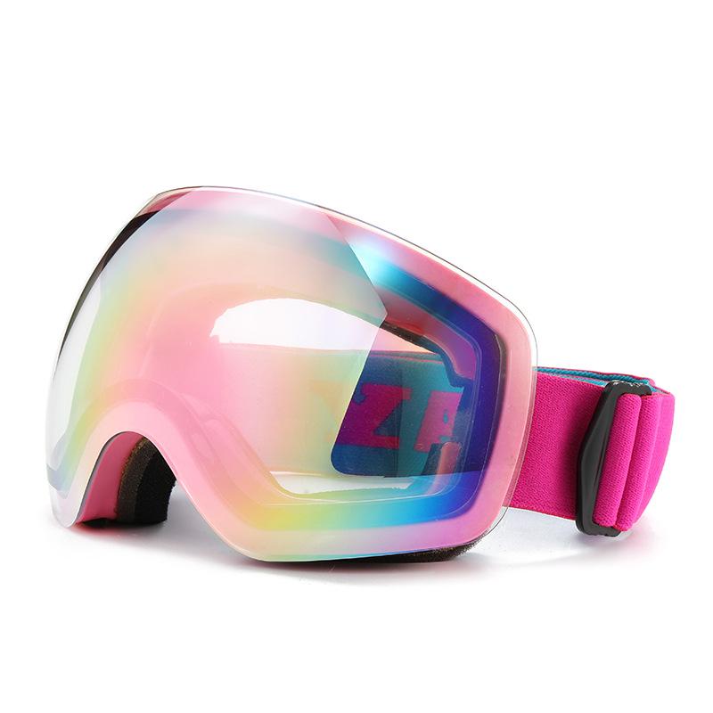 Ski Goggles Anti-Fog Lenses Uv-Proof Windproof Glasses Multifunctional Ski Equipment Mountaineering Glasses