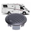 4Pcs 3in/76mm RV Air Louver Ceiling Vent 316 Stainless Steel Boat Ventilation Cover Round Air Vent L