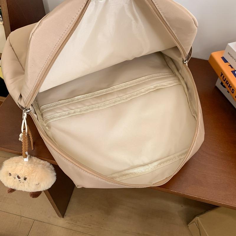 School bag girl cute junior high school student large capacity versatile backpack college student simple ugly shopping backpack
