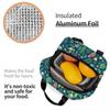 Floral And Parrot Birds Resuable Lunch Box Women Multifunction Thermal Cooler Food Insulated Lunch Bag Office Work Picnic Bags