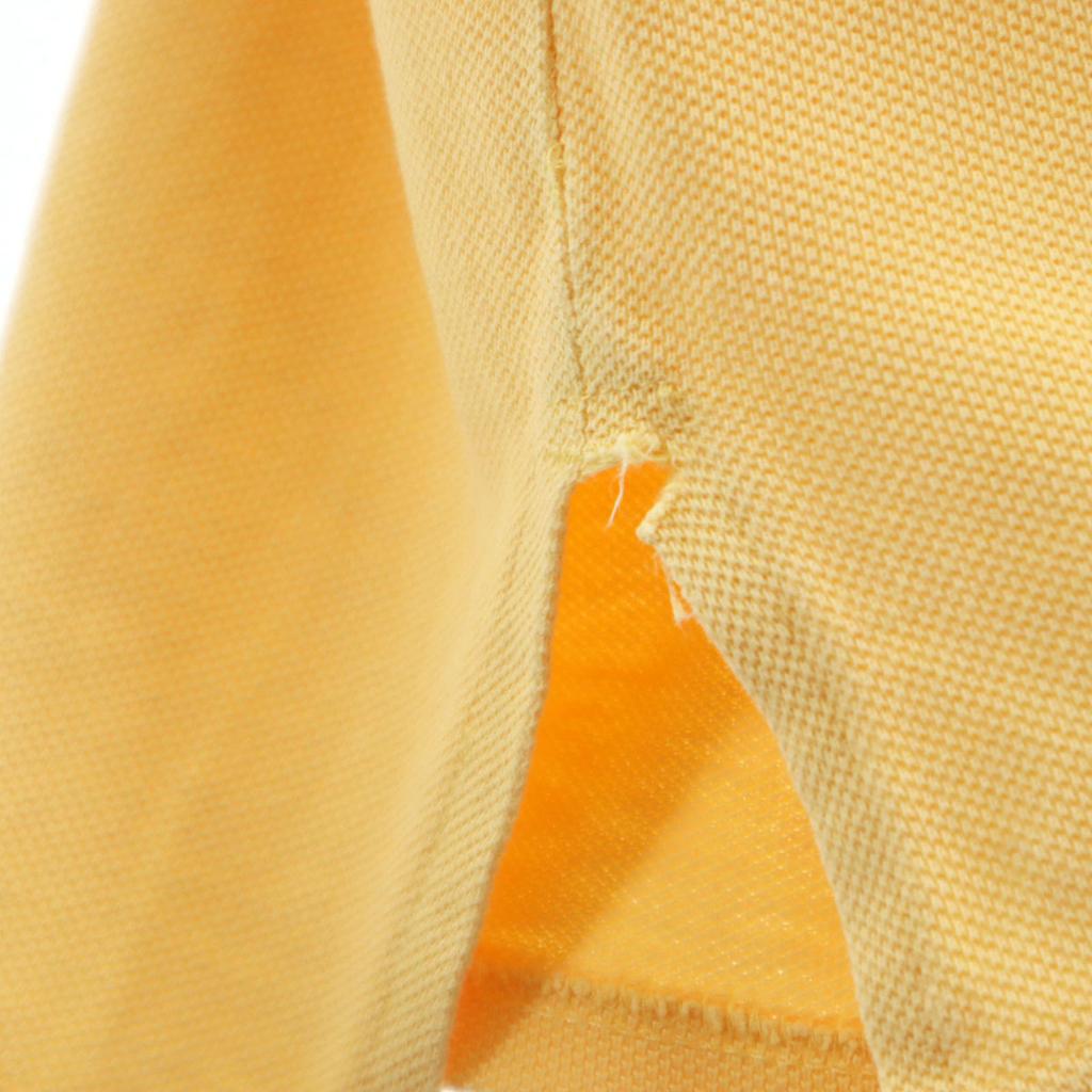 CONVERSE ALL STAR Kurzarm Poloshirt M gelb Rehbraun Herren Gebraucht