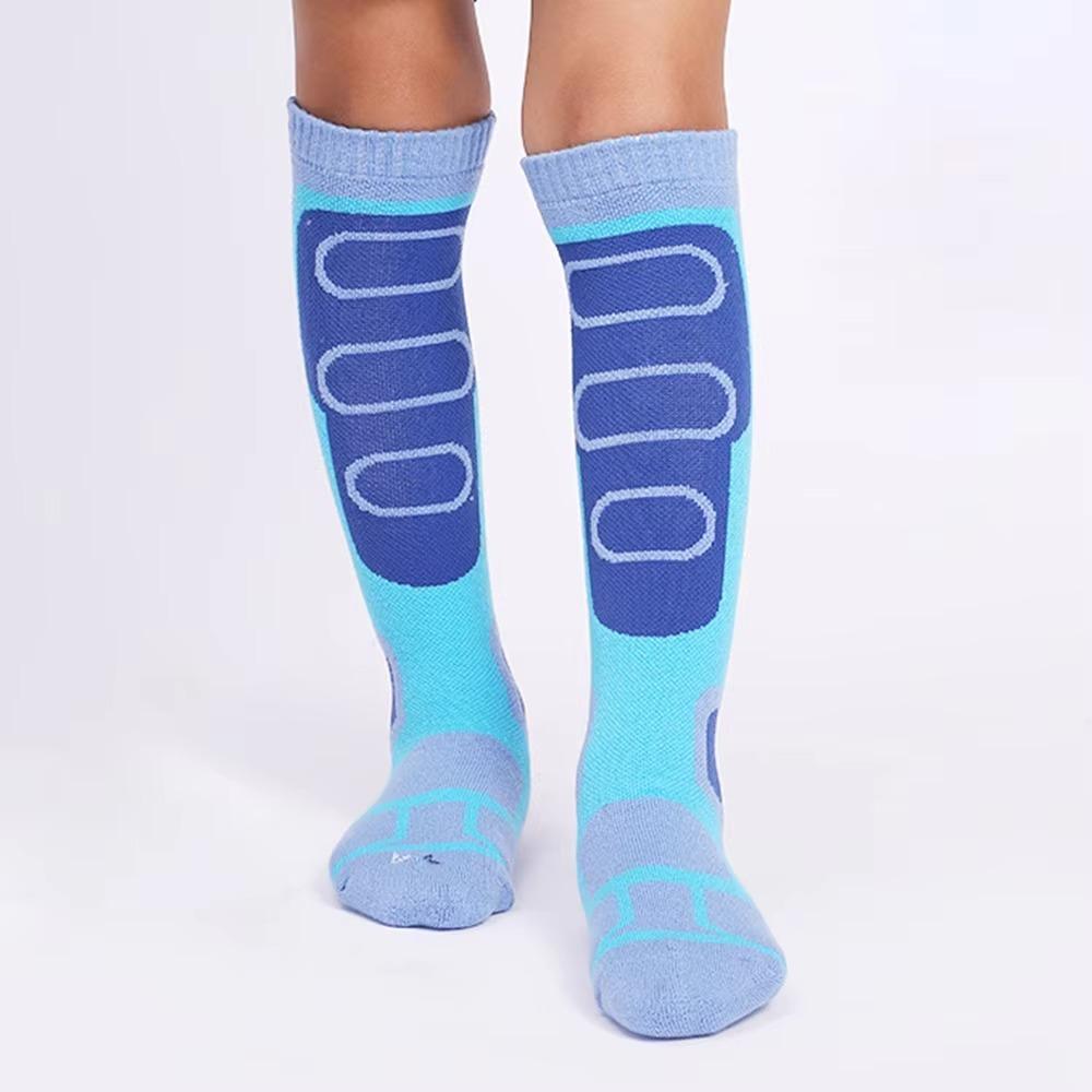 Zimowe skarpety snowboardowe Ciepłe długie podkolanówki Nowe skarpety sportowe dla dzieci Outdoor