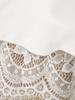 2024 Women's High-End Lace Stitching Sleeveless Holiday Dress