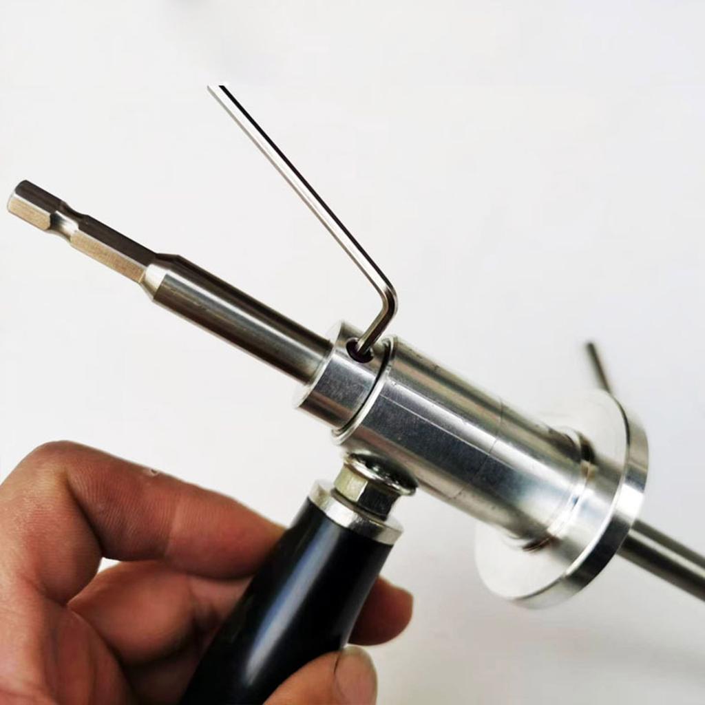 Inside Pipe Cutter for PVC Pipe Inside Pipe Cutter with Handle Stainless Steel Internal Pipe Cutter Tool Set Adjustable