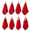 Red Hands Towel Red Wipe Cloth Chenille Cleaning Cloths Absorbent Eco-Friendly Chenille Material Home Bathroom Accessory