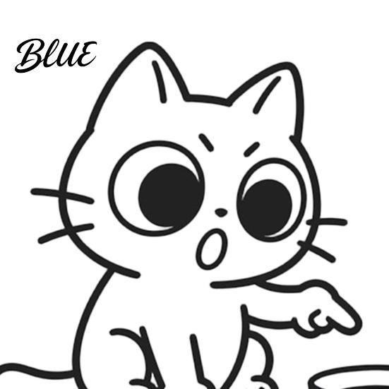 Sticker No Damage Car Sticker Waterproof PVC Self-adhesive Trace Auto Decal Cartoon Cat Safe Decal Pattern Funny for Fuel Tank Caps Windows Luggage