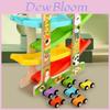 Wooden Kids Racing Track Car Toy With Inertia And Diy