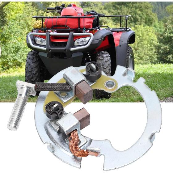 EVGATSAUTO Starter Repair Kit, ATV Starter Motor Brush Holder Electrical Starter Repair Kit Replacement for CBR600F 300FW 400FW 450S