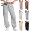 Women Sweatpants High Waisted Loose Fit Sport Pants with Casual Trousers Pockets Crossover Joggers Athletic Comfy Workout Breathable