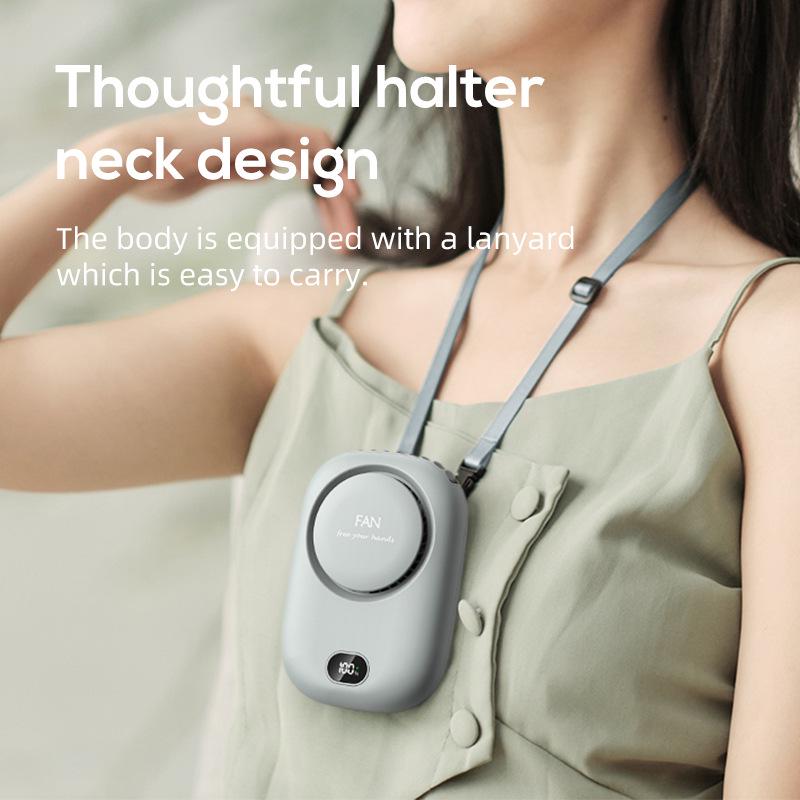 2025 USB Rechargeable Portable Neck Fan