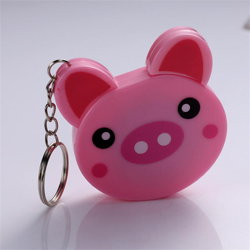 Retractable Measure Not Easy To Fall Cute And Interesting Wear Resistance High Quality Material Bag Accessories Keychain