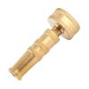 Adjustable Twist Nozzle Heavy Duty Solid Brass Thicken Garden Hose Sprayer Adapter for Watering