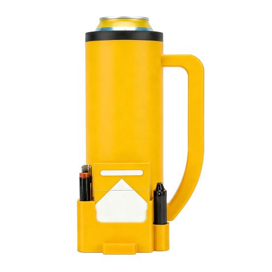 

Tactical Double Can Cooler with Bottle Opener 12oz Insulated Beverage Holder for Beer Soda Portable Outdoor Drink Carrier for Camping Hiking BBQ A жёлтый