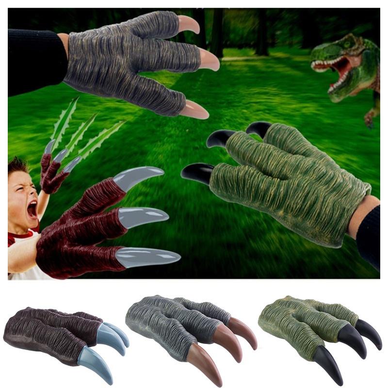 Jurassic Paw Gloves Model Toy Tyrannosaurus Rex Puppet Simulation Rubber Prop