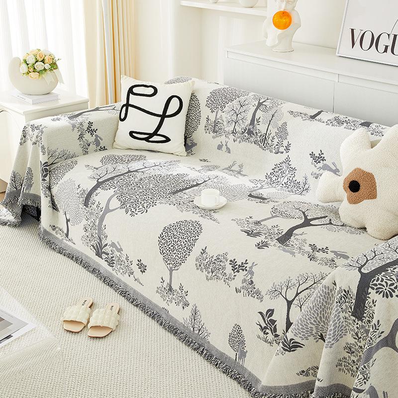 Chenille Internet Celebrity Sofa Towel Sofa Blanket Four Seasons Universal Sofa Cover Cloth with Imperial Concubine Seat