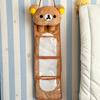 Lovely Rilakkuma Wall-mounted Storage Bag Large-capacity Dormitory Sundries Receiver Door Hanging Bag Home Storage Accessories