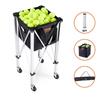 Tennis Ball Hopper Basket Teaching Tennis Ball Cart with Wheels 150 Balls
