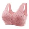 Elegant Plus-size Front-opening Bra for Middle-aged and Elderly Mothers, with Thin Cup, Breathable and Wire-free… More