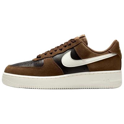 Air Force 1 Skateboard Shoes Women's Brown Black White IO1914-235