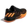 adidas Harden B/E Runde Tå Snørebånd Åndbare Lave Basketballsko Herre sneaker Sort Orange CG4193