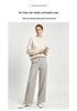 Xin Ge Women's Lambswool Cashmere Pullover: Skin-friendly, Temperature-locking Knitwear for Autumn.