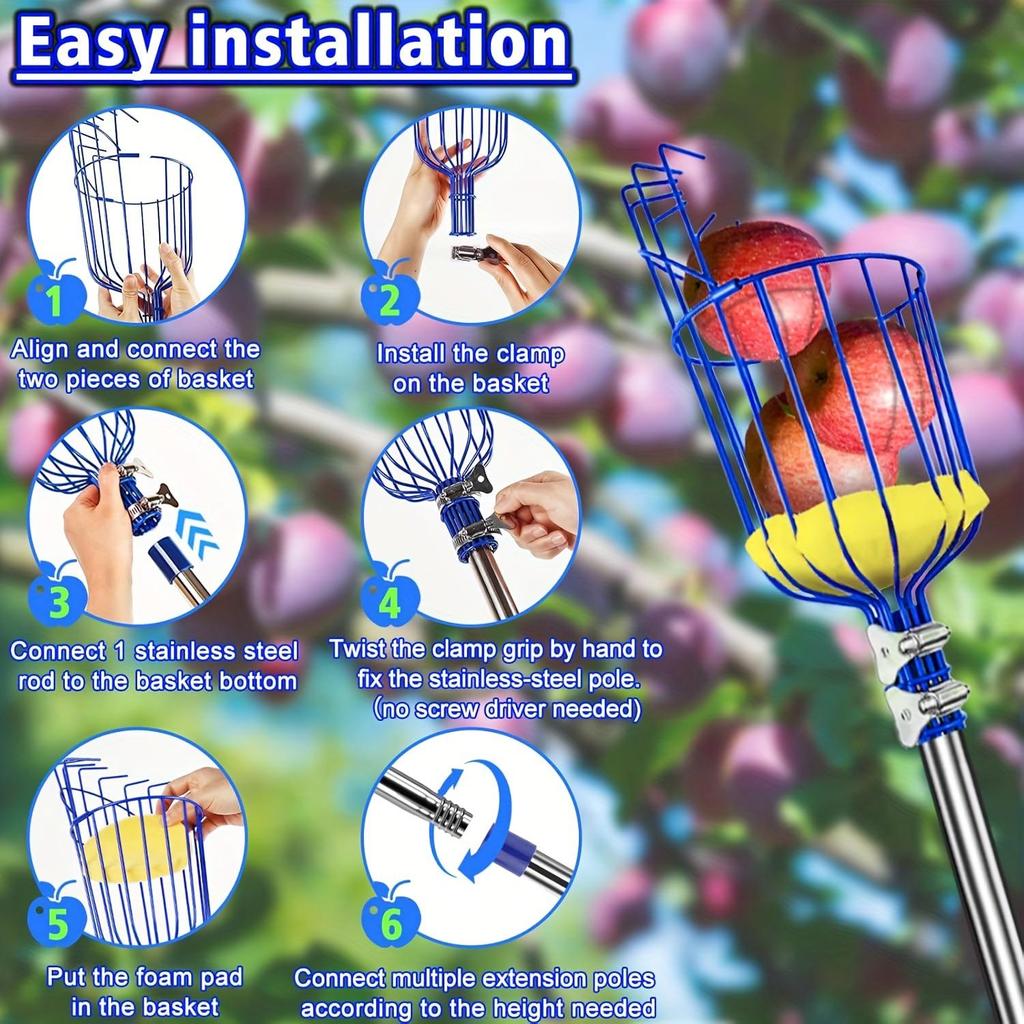 High-Altitude Fruit Picking Tool