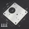 Cabinet Hinge Hole Repair Kit Stainless Steel Hinge Fixing Plate Kit Wardrobe Cupboard Hinges Board Reinforced Mounting Bracket