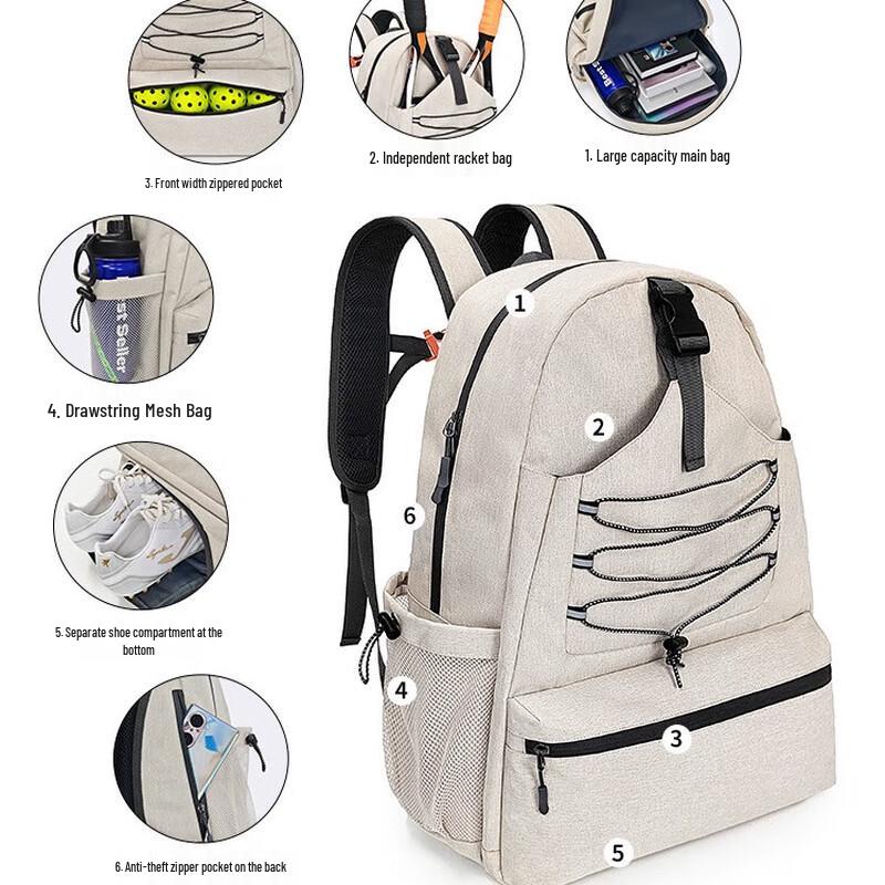 Xulin Large Capacity Tennis Backpack
