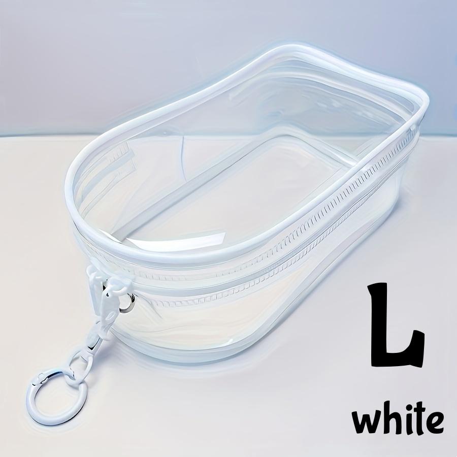2/1 Stück Transparente Puppen-Aufbewahrungstasche für LABUBU Staubdichte Schutzbox Tragbare PVC-Plüschtier-Display-Hülle mit Schlüsselanhänger-Haken