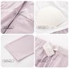 Cotton Long Sleeve Maternity Pajamas Dressing Gown Solid Color Nightgown Bra Breastfeeding Maternity Nightwear Nursing Clothes