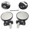 Motorcycle Rearview Mirrors 1 Pair Aluminum Frame and Glass Mirrors for 7/8 Inch Handlebars Multi Angle Adjustable