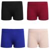 Kids Girls Stretchy Sports Shorts Leggings Boy-cut Slim Fit Gymnastics Ballet Dance Booty Shorts Workout Fitness Tumbling Bottom