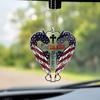 Eyecatching American Acrylic Eagle Flag Car Ornament Colorful Hangings For Home Decor