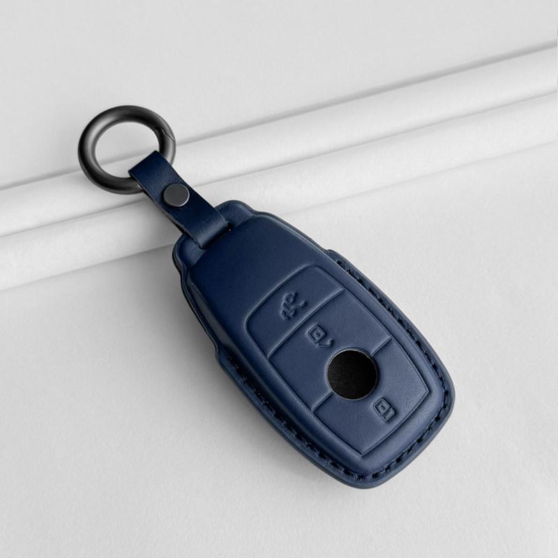 Genuine Leather Key Cover for New Mercedes C200L GLC260L A180L E300L