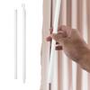 1Set Window Blind Rods 60cm with Rotates Hooks for Home and Office Window Decoration Vertical Blinds Replacement