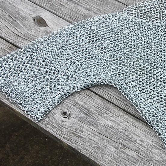 Foe Of Sword Haubergeon - Medieval Functional Historical Replica Chain Mail Armor Lang skjorte | Middels Stor