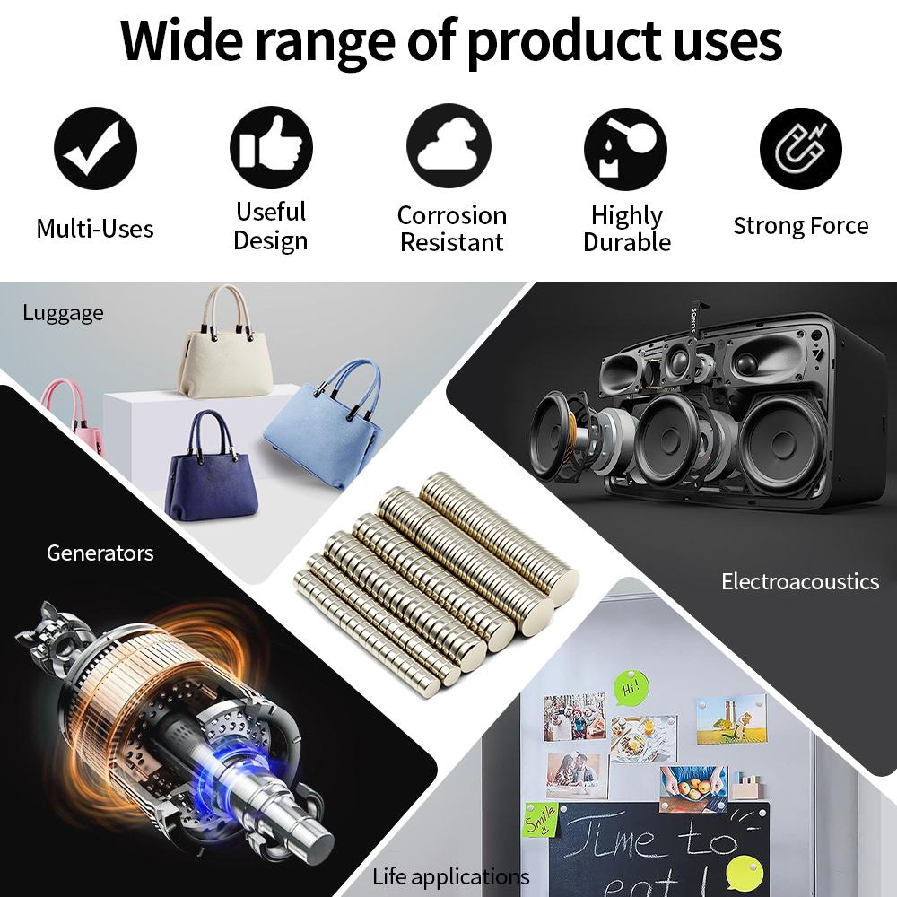 Super Strong Neodymium Magnet N35 NdfeB Permanent Magnetic imanes Round Powerful Magnets Refrigerator Magnet