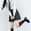 Women's Long Sleeve Embroidered Japanese School-Style Shirt