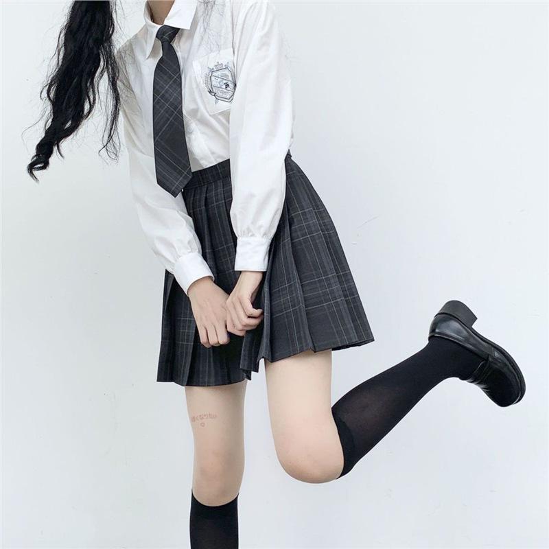 

Women s Long Sleeve Embroidered Japanese School-Style Shirt 2X Large
